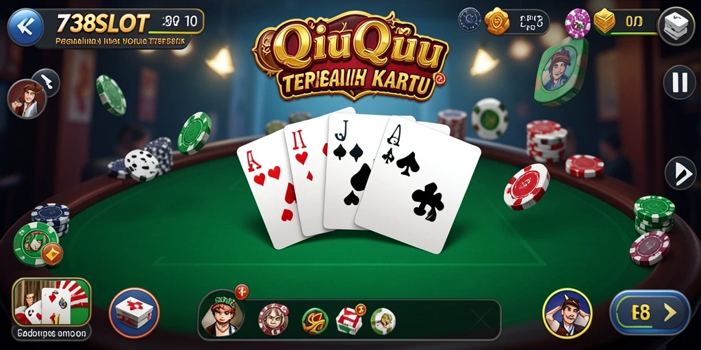 Tampilan gameplay QiuQiu yang mendebarkan di 738SLOT.