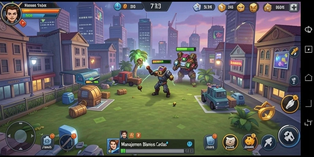 Gameplay seru 73K dengan mekanisme Tycoon yang menarik.