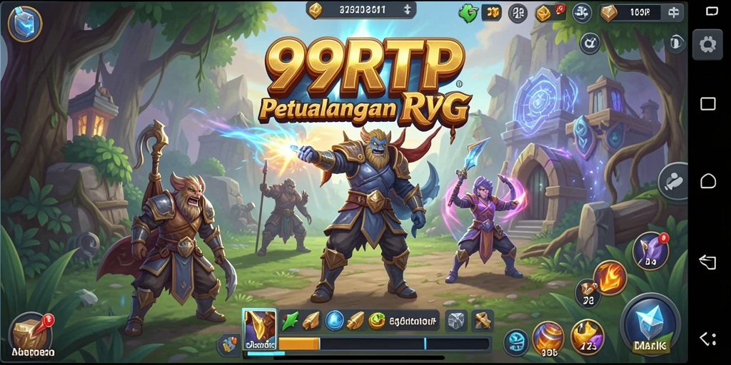 Tangkapan layar epic dari gameplay RPG 99RTP yang memukau.