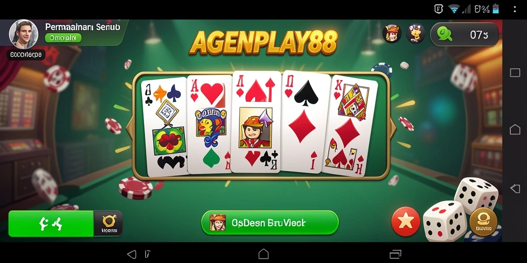 Tampilan gameplay seru AGENPLAY88 dengan pemain yang antusias.