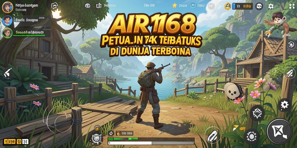 Tampilan seru gameplay Open World AIR168 yang penuh petualangan.