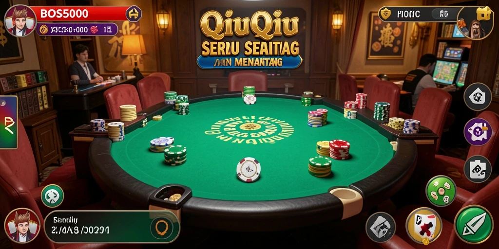Tangkapan layar gameplay QiuQiu yang menegangkan dan seru.