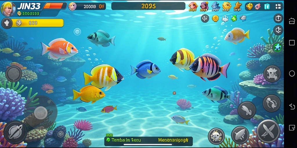 Tampilan gameplay Tembak Ikan yang seru dan menantang di JIN33.