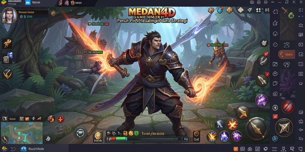 Tampilan gameplay seru dan interaksi pemain di MEDAN4D.