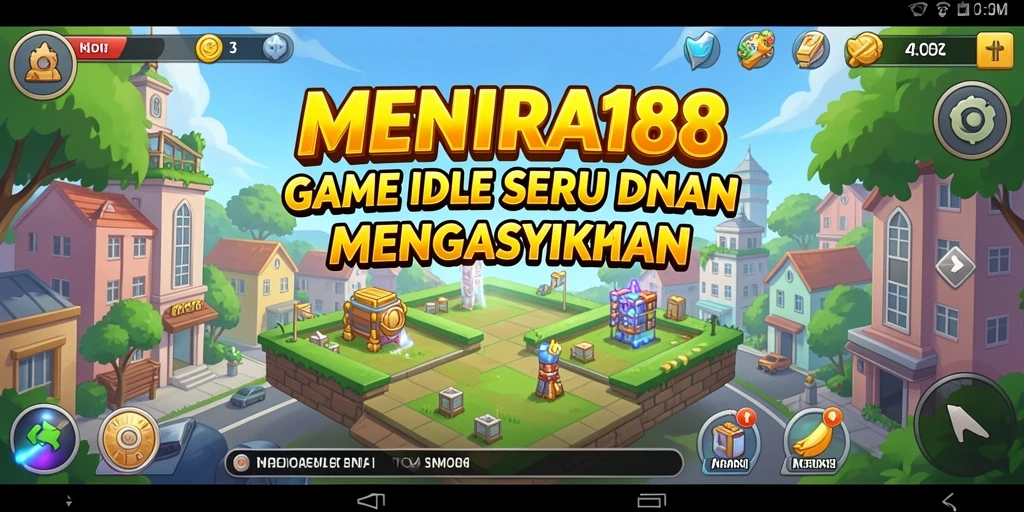 Tampilan permainan MENARA188 dengan menara yang megah.