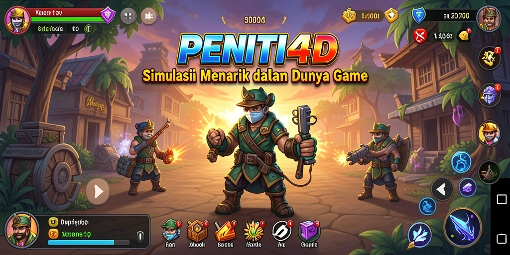 Screenshot gameplay PENITI4D menunjukkan petualangan seru dalam simulasi.