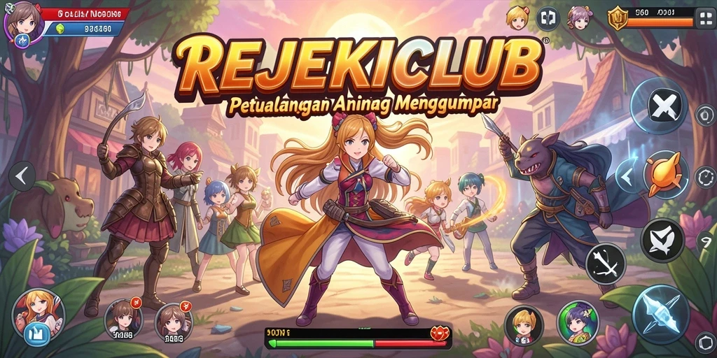 Tampilan menakjubkan dari gameplay <strong>REJEKICLUB</strong> yang penuh aksi dan petualangan.