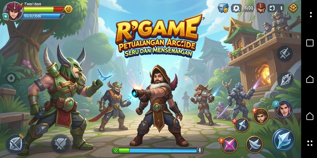Tampilan impresif dari gameplay seru di RPGAME.
