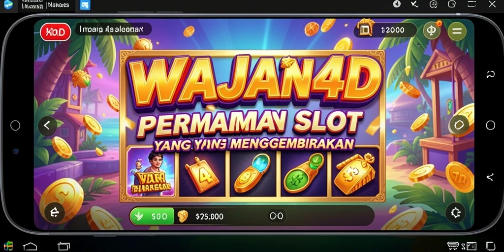 Tampilan gameplay Slot yang mengasyikkan dan interaktif.