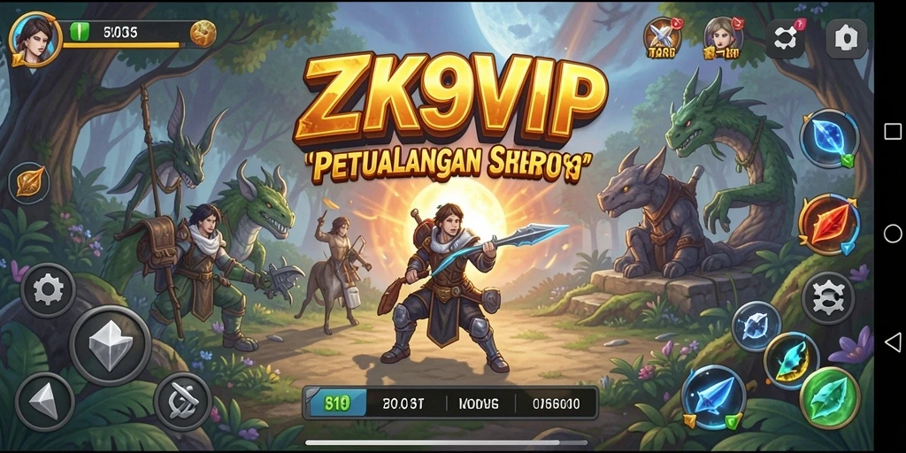 Tampilan gameplay ZK9VIP yang menakjubkan dan penuh petualangan.